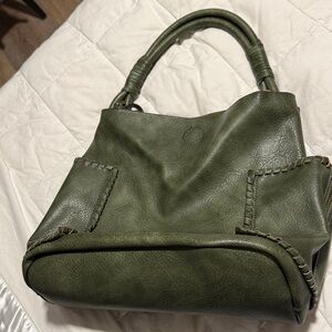 Elegant Olive Green Shoulder Bag new without tags. Never been used.